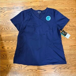 Scrubstar Navy Scrub Top